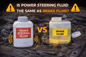 is power steering fluid the same as brake fluid
