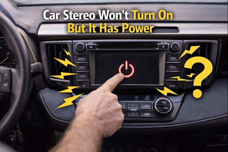 Read more about the article Car Stereo Won’t Turn On But Has Power: What’s Really Going On