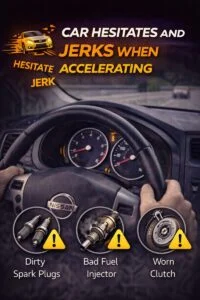 Read more about the article Car Hesitates And Jerks When Accelerating: Causes And Real Solutions