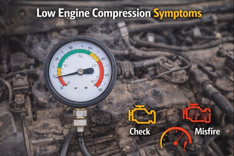 Read more about the article Low Engine Compression Symptoms And How They Affect Engine Health