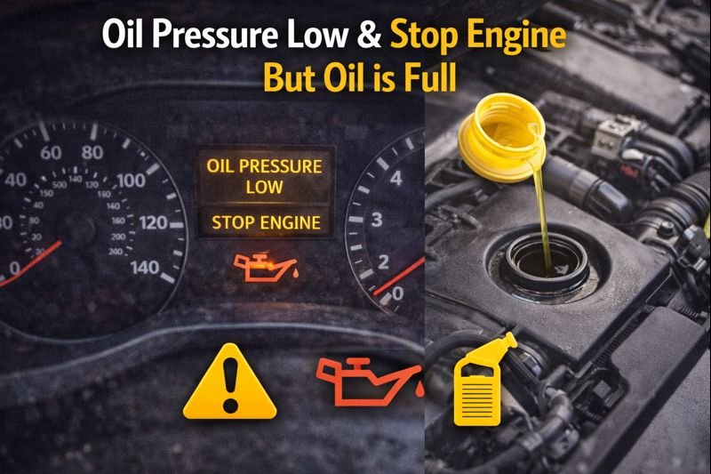 Read more about the article Oil Pressure Low Stop Engine Warning With Full Oil