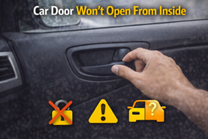 car door wont open from inside