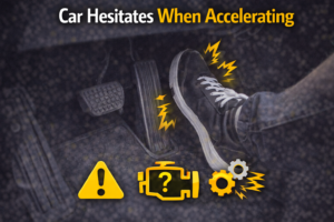 car hesitates when accelerating