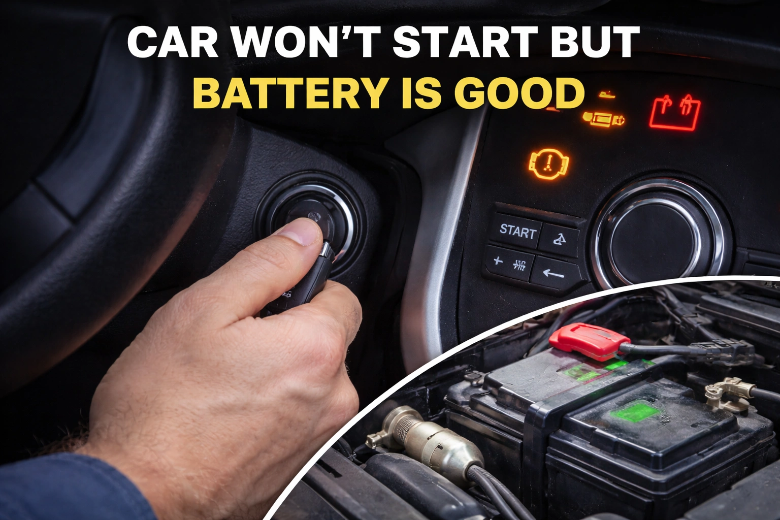 Read more about the article Car Won’t Start But Battery Is Good Causes And Fixes
