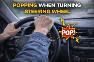 popping when turning steering wheel