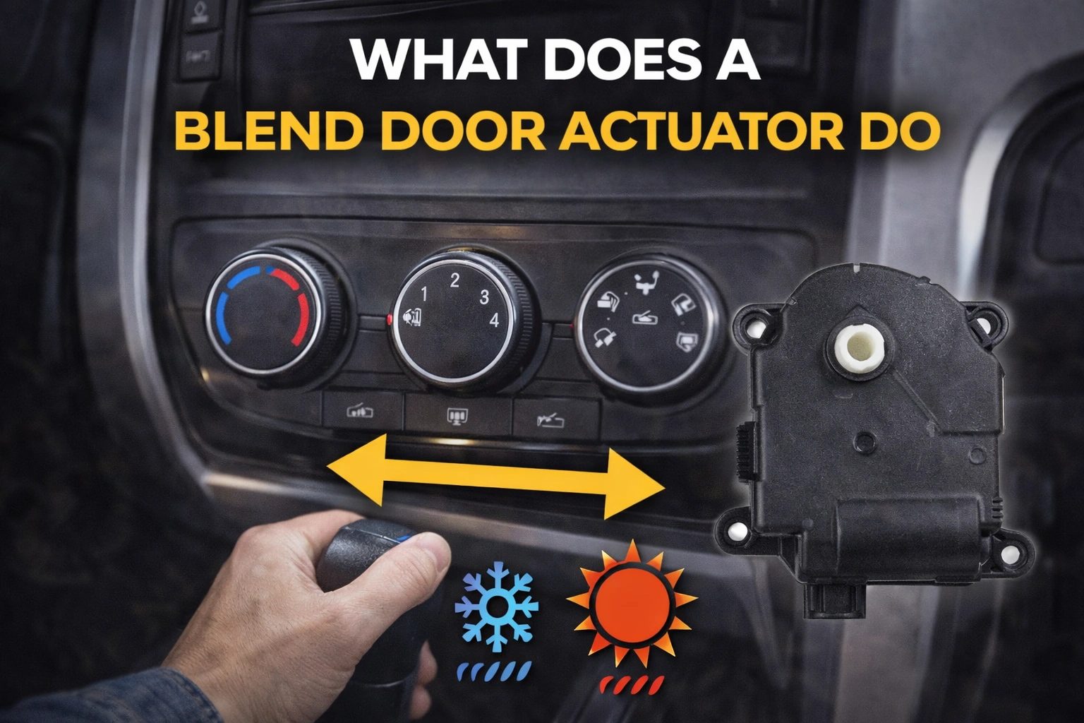 Read more about the article What Does A Blend Door Actuator Do In A Car