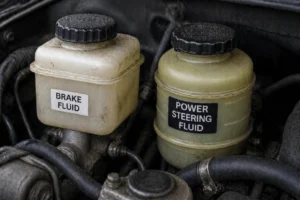 can you use brake fluid for power steering fluid
