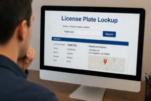 find address by license plate