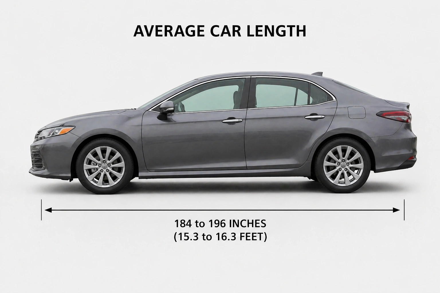 how long is an average car